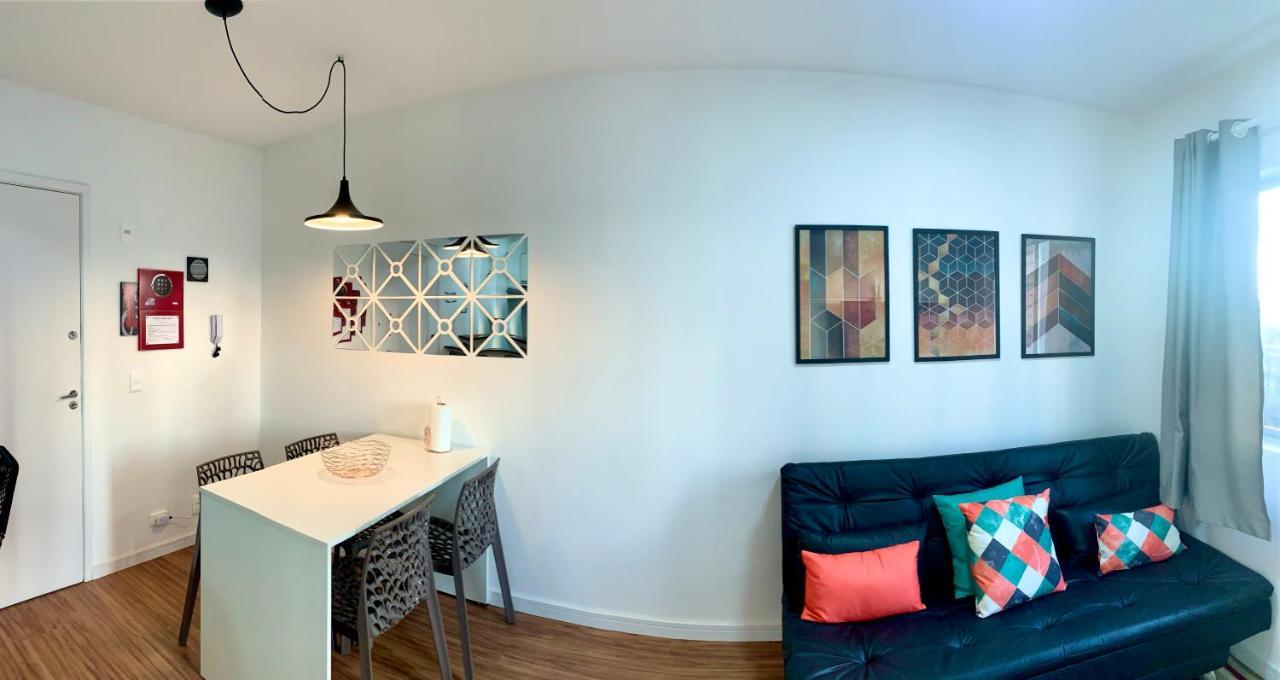 707- Apartamento Encantador, Amplo E Decorado, Quarto, Sala, Cozinha, Mobiliario Moderno, Cozinha Completa Com Utensilios , Excelente Vista Da Cidade E Localizacao Privelegiada No Bairro Bigorrilho Куритиба Екстериор снимка
